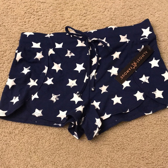 Almost Famous Pants - star navy shorts Almost Famous Pants - star navy shorts